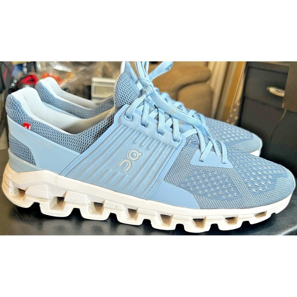 On Cloudswift Shoes Women's Size 9.5 Blue CloudTec Running Sneakers Athletic